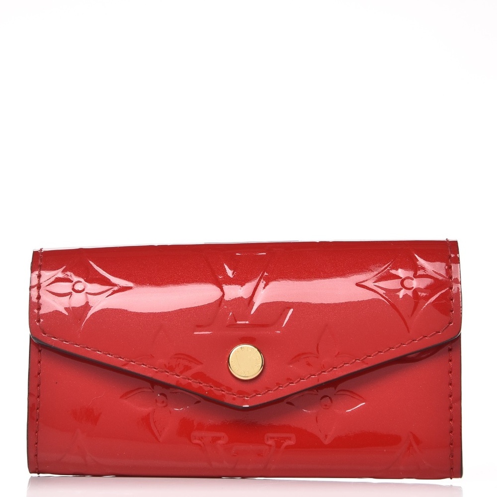 LOUIS VUITTON Vernis Multicles 4 Key Holder Cherry